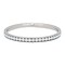 IXXXI JEWELRY RINGEN iXXXi Filling ring 0.2 cm White Stone Silver colored Stainless steel