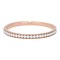 IXXXI JEWELRY RINGEN iXXXi Filling ring 0.2 cm White Stone Rosegold colored Stainless steel