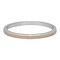 IXXXI JEWELRY RINGEN iXXXi Filling ring 0.2 cm Line Sand in silver stainless steel