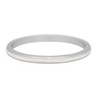 IXXXI JEWELRY RINGEN iXXXi Washer 0.2 cm Line Weiß mit Edelstahl-Silber-