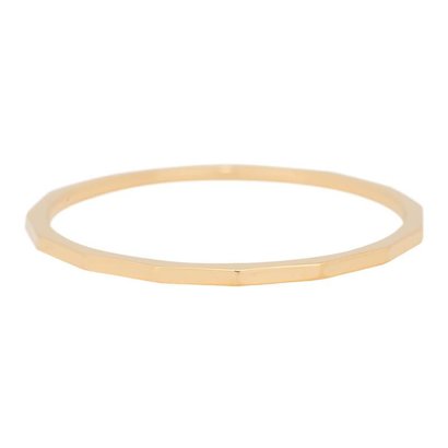 IXXXI JEWELRY RINGEN iXXXi Spacer ring 0.1 cm Angular in Gold stainless steel