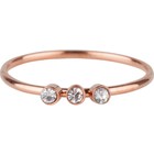 CHARMIN'S Charmins ring Shine Bright 3.0 Steel Rosegold Staal