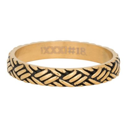 IXXXI JEWELRY RINGEN iXXXi Schmuck Ring 4mm Love Knot Gold Edelstahl