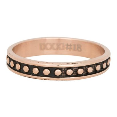 iXXXi JEWELRY iXXXi Jewelry Filling ring 4mm Ball Bear Rosegold Stainless steel