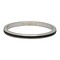 iXXXi JEWELRY iXXXi Filling ring 0.2 cm Line Black in silver stainless steel