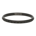 iXXXi JEWELRY iXXXi Jewelry Spacing ring 0.2 cm Steel Pyramid Black