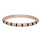 iXXXi JEWELRY iXXXi Jewelry Vulring 2mm STRIPES ROSEGOUD Stainless steel