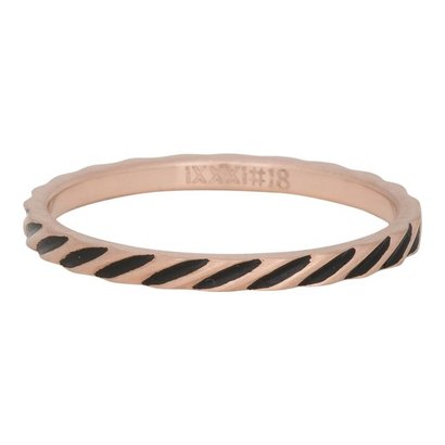 iXXXi JEWELRY iXXXi Jewelry Vulring 2mm CARTELS Rosegold Stainless steel