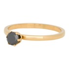 iXXXi JEWELRY iXXXi Jewelry Filling ring 0.2cm CROWN BLACK DIAMOND GOLD