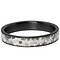 IXXXI JEWELRY RINGEN iXXXi Jewelry Ring 4mm GLITTER CONFETTI BLACK Stainless steel