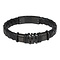 iXXXi JEWELRY MEN iXXXi JEWELRY LEATHER BRACELET WITH STEEL CLOSURE BLACK MODEL JACKSON