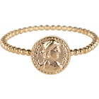 CHARMIN'S Charmins ring Roman Coin  Steel Gold