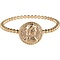 CHARMIN'S Charmins  Roman Coin  Gold steel  R625  van het fashion sieradenmerk Charmin’s.