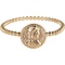 CHARMIN'S Charms Roman Coin Gold steel R625 from the fashion jewelry brand Charmin's.