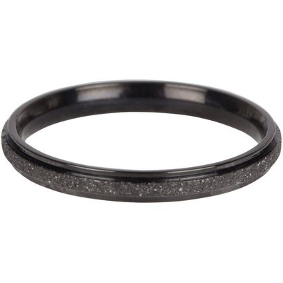 CHARMIN'S Charmins Sanded and Shiny Black steel R566 from the fashion jewelry brand Charmin's.