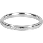 CHARMIN'S Charmins ring Sanded en Shiny Steel Silver