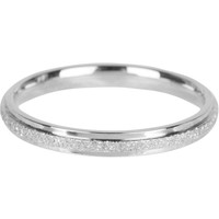 CHARMIN'S Charmins ring Sanded and Shiny Steel Silver