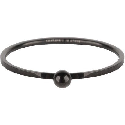 CHARMIN'S Charmins Dot Black steel R531 from the fashion jewelry brand Charmin's.