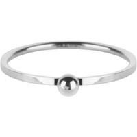 CHARMIN'S Charmins ring Dot Steel Silver