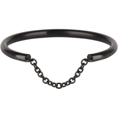 CHARMIN'S Charmins Chained Black steel R575 from the fashion jewelry brand Charmin's.