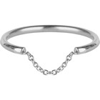 CHARMIN'S Charmins ring Chained Steel Silver