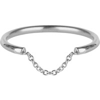 CHARMIN'S Charmins ring Chained  Steel Silver