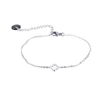 GO-DUTCH LABEL Go Dutch Label-Armband CLOVER Silber