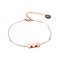 GO-DUTCH LABEL Go Dutch Label Edelstalen Armbandje Tripple Circle Rosegoudkleurig