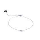 GO-DUTCH LABEL Go Dutch Label Armband Mini Puffed Heart Silver