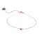 GO-DUTCH LABEL Go Dutch Label Edelstahlarmband Mini Puffed Heart Rose Gold