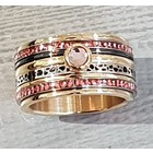 IXXXI JEWELRY RINGEN iXXXi COMBINATIE RING 12mm GOUD  1061 Pink it is