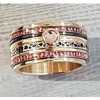 IXXXI JEWELRY RINGEN iXXXi COMBINATION RING 12mm GOLD 1061 Pink it is