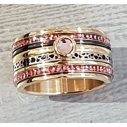 IXXXI JEWELRY RINGEN iXXXi KOMBINATIONSRING 12mm GOLD 1061 Pink ist es