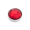 iXXXi JEWELRY iXXXi Jewelry Top part FACET RED Stainless steel