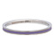 iXXXi JEWELRY iXXXi Vulring 0.2 cm Line Purple in silver stainless staal