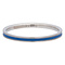 iXXXi JEWELRY iXXXi Vulring 0.2 cm Line Blue in silver stainless staal