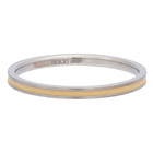 iXXXi JEWELRY iXXXi Vulring 0.2 cm Line Yellow Stainless steel Zilver