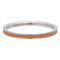 iXXXi JEWELRY iXXXi Vulring 0.2 cm Line Orange in silver stainless staal