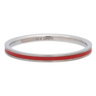 iXXXi JEWELRY iXXXi Vulring 0.2 cm Red Stainless steel Zilver