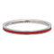 iXXXi JEWELRY iXXXi Vulring 0.2 cm Line Red in silver stainless staal