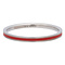 iXXXi JEWELRY iXXXi Washer 0.2 cm Line Red in silver stainless steel