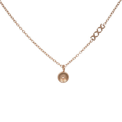 iXXXi JEWELRY IXXXI JEWELRY NECKLACE FINE SWITCHES FOR TOP PARTS ROSE GOLD