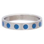 iXXXi JEWELRY iXXXi Jewelry Vulring 4MM ROUND BLUE  Silver