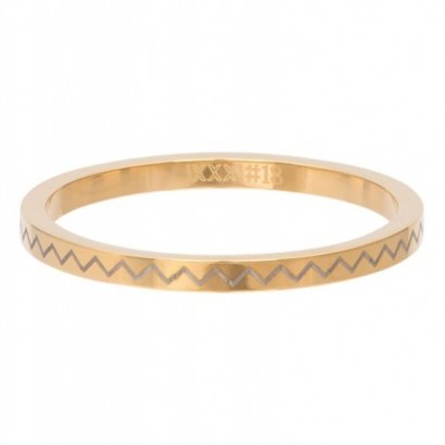 IXXXI JEWELRY RINGEN iXXXi Unterlegscheibe 2MM HEARTBEAT GOLD STAHL