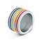 IXXXI JEWELRY RINGEN iXXXi COMBINATIE RING 14mm ZILVER  1069 RAINBOW SILVER