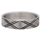 iXXXi JEWELRY MEN iXXXi HEREN VULRING DOUBLE LINE SILVER