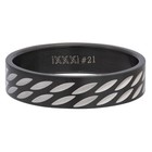 iXXXi JEWELRY MEN iXXXi MEN'S RING SURFBOARD BLACK