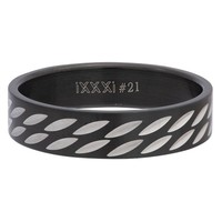 iXXXi JEWELRY MEN iXXXi MEN'S RING SURFBOARD BLACK