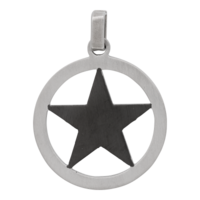 iXXXi JEWELRY MEN iXXXi MEN PENDANT STAR SCHWARZ