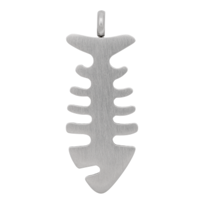 iXXXi JEWELRY MEN iXXXi JEWELRY MEN PENDANT FISHBONE SILVER STEEL